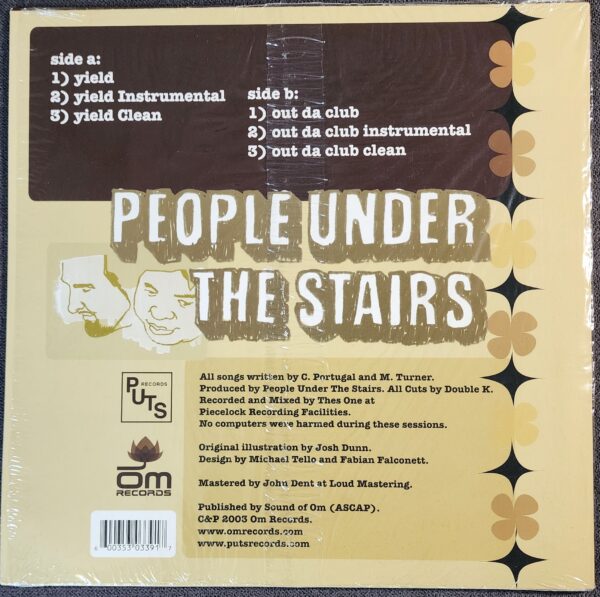 People Under The Stairs – Yield / Out Da Club (12", 2003) - Image 2