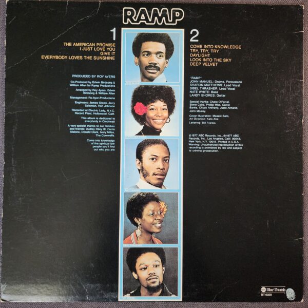 Ramp – Come Into Knowledge (LP, 1977) - Image 2