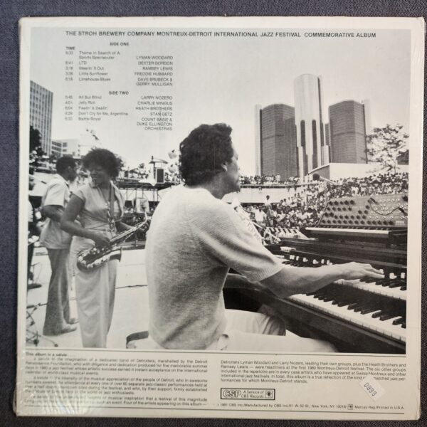 Various Artists – Montreux-Detroit International Jazz Festival (LP, 1981) - Image 2