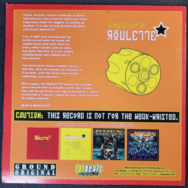 DJ JS-1 – Juggler's Roulette (2xLP, 2007) - Image 2