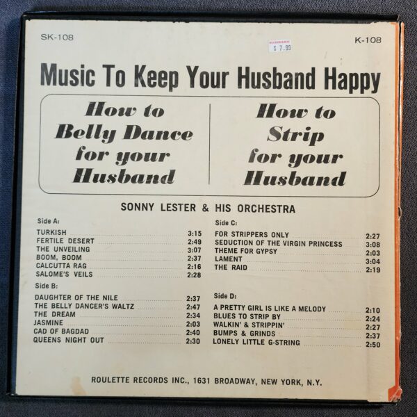 Sonny Lester & His Orchestra – Music To Keep Your Husband Happy (2xLP, Unknown Year) - Image 2