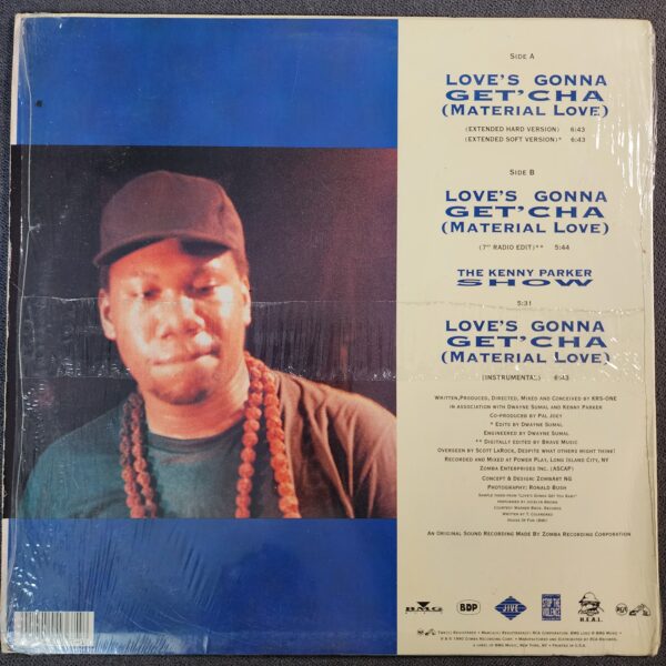 Boogie Down Productions – Love's Gonna Get'cha (Material Love) (12", 1990) - Image 2