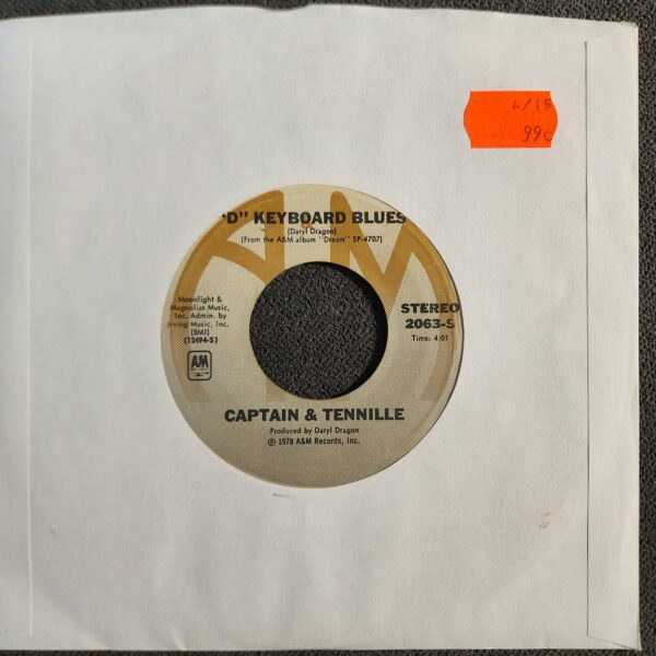 Captain & Tennille – You Never Done It Like That (7", 1978) - Image 2