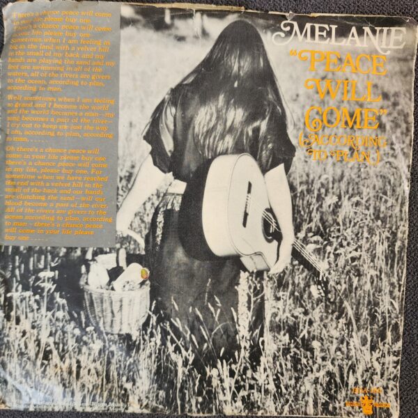 Melanie – Peace Will Come (According To Plan) (7", 1970) - Image 2