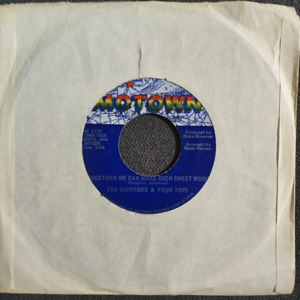 The Supremes & Four Tops – River Deep - Mountain High / Together We Can Make Such Sweet Music (7", 1970) - Image 2