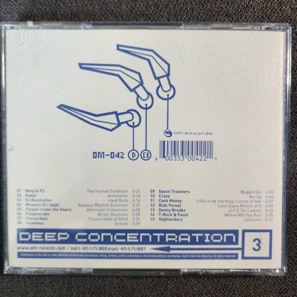 Various – Deep Concentration 3 (CD, 2000) - Image 2