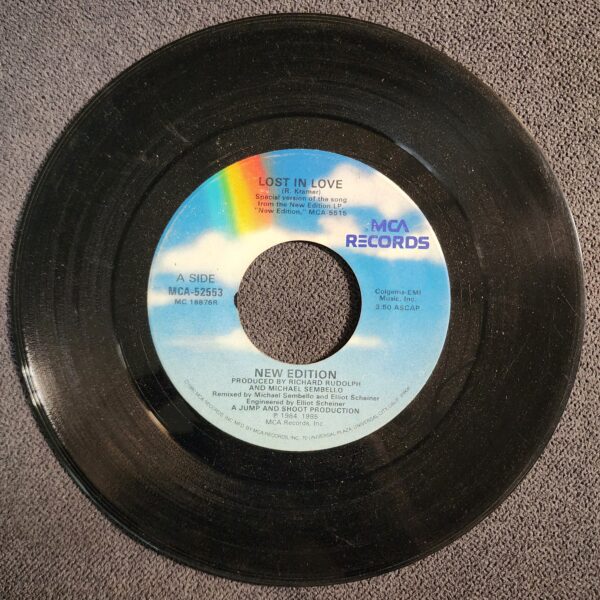 New Edition – Lost In Love / Gold Mine (7", 1985)